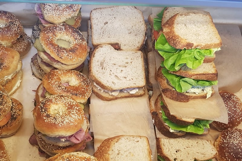 If you are looking for a delicious lunch, get yourself down to Deanston Bakery who have a terrific selection of bagels and sandwiches. 
