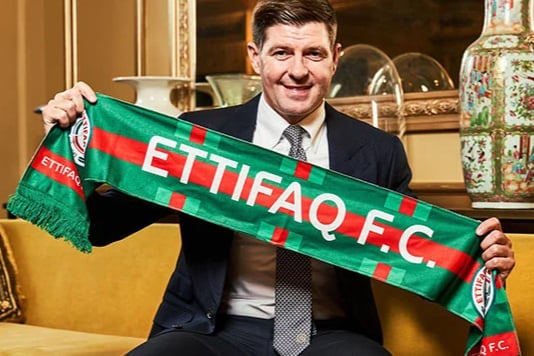 Former Rangers boss and Liveprool hero has taken charge of Al Ettifaq after holding a positive second round of talks with the club over a long-awaited return to management. He rejected an initial offer from the Dammam-based outfit but has since reached an agreement to move to the Middle East. (Image: Al-Ettifaq/Twitter)