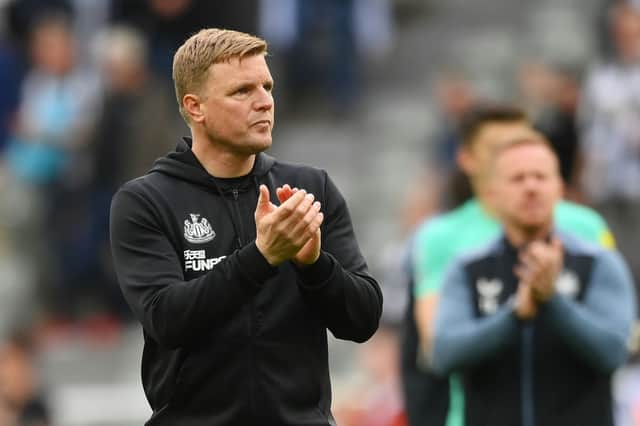 Newcastle United head coach Eddie Howe will let a number of players leave the club this summer. (Pic: Getty Images)