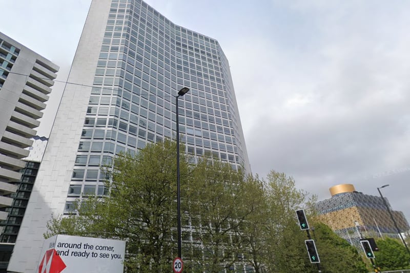 Alpha Tower is a Grade II listed office skyscraper in Birmingham, England. It was designed by the Birmingham-born architect George Marsh of Richard Seifert & Partners. (Photo - Google Maps)