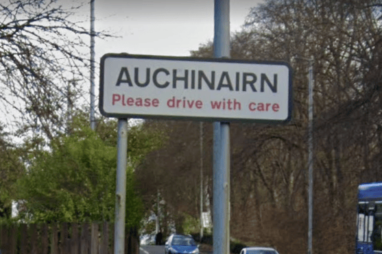 Auchinairn shares its boundary with Robroyston and Balornock with it being just north of the city. It was first record in 1510 as ‘Achinnarne’ and comes from the Gaelic Achadh nan Àirne meaning ‘field or farm of the sloes’.