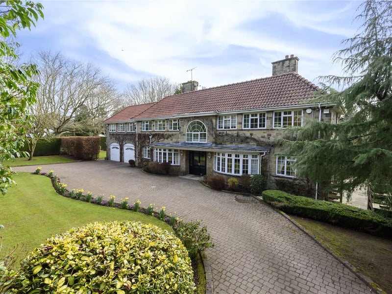 This four bed detached house on Manor House Lane, Alwoodley is set in approximately one acre of land and is on the market for the first time in nearly 30 years.
It comes with oak interiors, a large external patio and is within walking distance of one of Yorkshire's most prestigious independent schools, the Grammar School at Leeds.