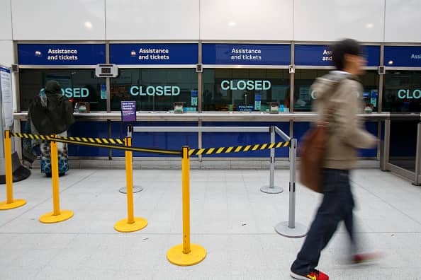  Railway station ticket offices in England face closure in a bid to cut costs. (Photo by Tolga Akmen/Anadolu Agency/Getty Images)