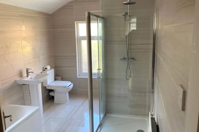 “The contemporary bathroom is tastefully appointed with modern fixtures and fittings. It provides a tranquil retreat where you can unwind and rejuvenate after a long day.”