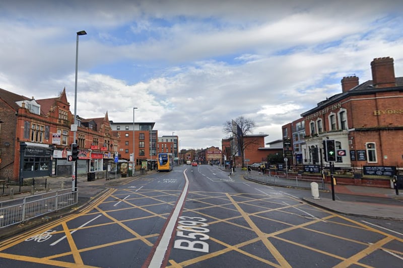 In Fallowfield Central, homes sold for an average of £295,500 in 2022.