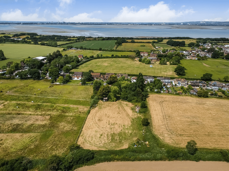 The property is very close to the water