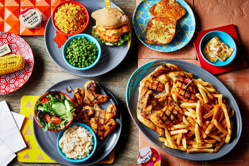 ⭐ Nando’s has a 4.1 rating on Google Reviews from 1.9k reviews and was handed five stars by the Food Standards Agency in August 2016. 📝 Afro-Portuguese chain restaurant serving flame-grilled chicken in spicy chilli sauce. 💬 “Love the brand, always good service and food is soooo yummy.”