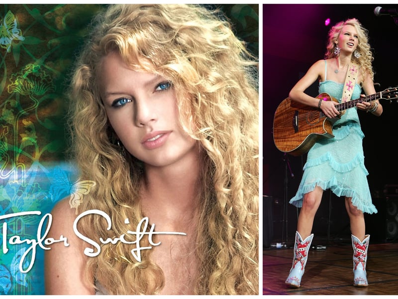 At just 16-years-old Taylor Swift released her self-titled debut album, which was characterised by her ringlet curls, cowboy boots and her acoustic guitar. Tracks on this record include Tim McGraw, Teardrops On My Guitar, Picture To Burn and Our Song. 