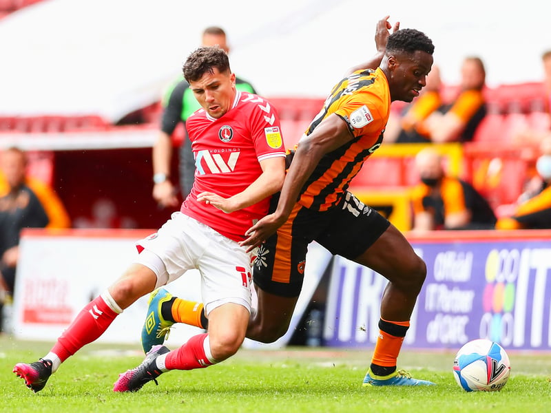 He signed for Blackpool earlier this summer after leaving Charlton Athletic. 