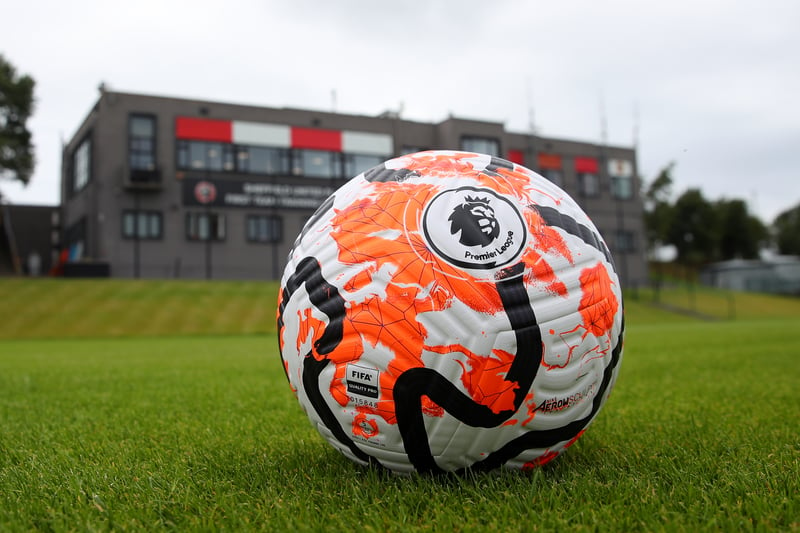 The first sight of the new Premier League ball at Shirecliffe