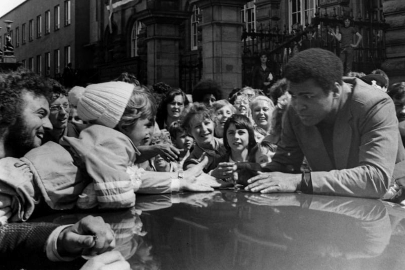 Muhammad Ali meets his adoring fans in South Tyneside. Are you pictured in the crowds? Photo: Freddie Muddit (Fietscher Fotos) and thanks to www.southtynesidehistory.co.uk for their help. Photo: Freddie Muddit