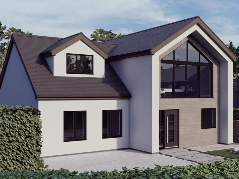 CGI Images of this "immaculate" Dore home show how it will look after construction.