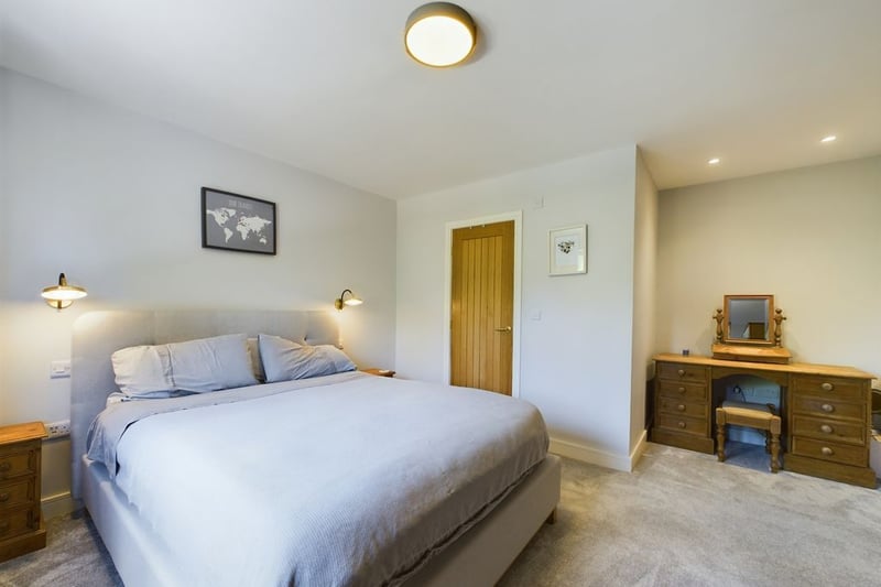 Upstairs there are four double bedrooms, with the main bedroom having the benefit of an ensuite ready for fitting.