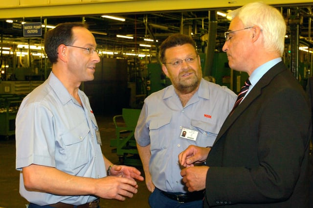 A scene from the NSK plant of the bearings company on the South West Industrial Estate in 2006.
