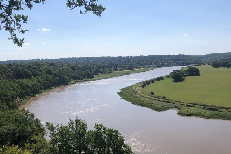 The panoramic views of the River Avon from the end of the walk are stunning.