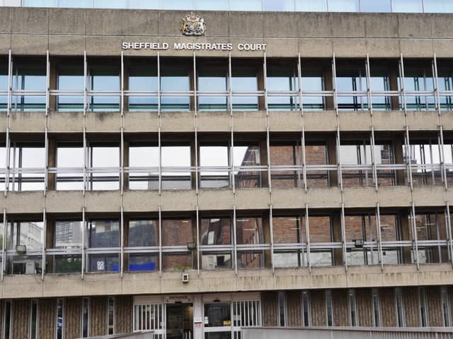 Ashley Gregory, of Danewood Avenue, Sheffield, appeared before Sheffield Magistrates’ Court (pictured) on Friday, July 7, 2023 charged with possession of a prohibited weapon, possession of ammunition and the manufacturing of ammunition
