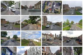 The 15 Sheffield streets pictured here were the worst for reports of violence and sexual offences in May 2023