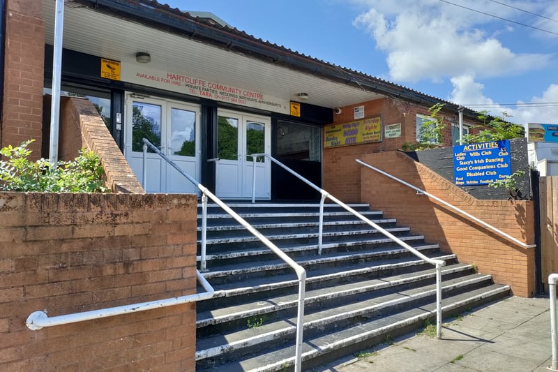 One of the hubs at the heart of the local community is Hartcliffe Community Centre. Membership is growing with the closure of Fulford House. Members range from 18 to 92 in age. The club holds weekly events such as Irish dancing and bingo. 