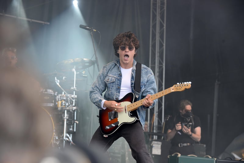 Bradley Simpson, lead singer of The Vamps, was on fine form.