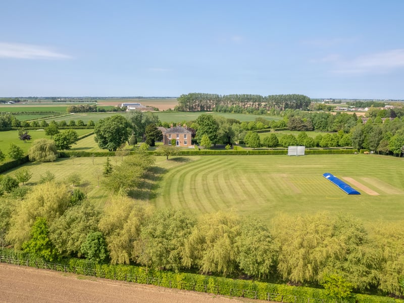 The cricket pitch which is home to Spalding Cricket Club’s first team