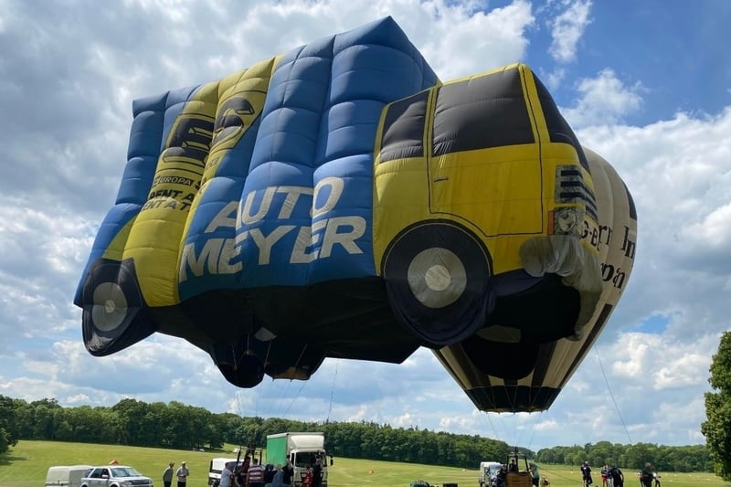 An example of one of the balloons which was tethered in the arena during the festival weekend in 2022. 