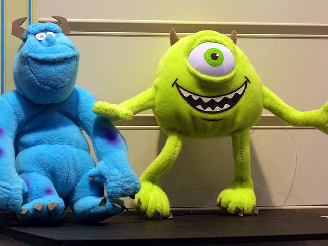 The film that introduced the world to Sully and Mike and the world of Monsters Inc, a workplace where big spooky (not really) monsters learn how to scare with care.