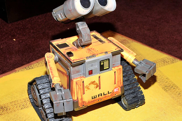 And completing our top 10 is the lovable Wall-E, a machine responsible for cleaning a waste-covered Earth as he falls in love with another robot.