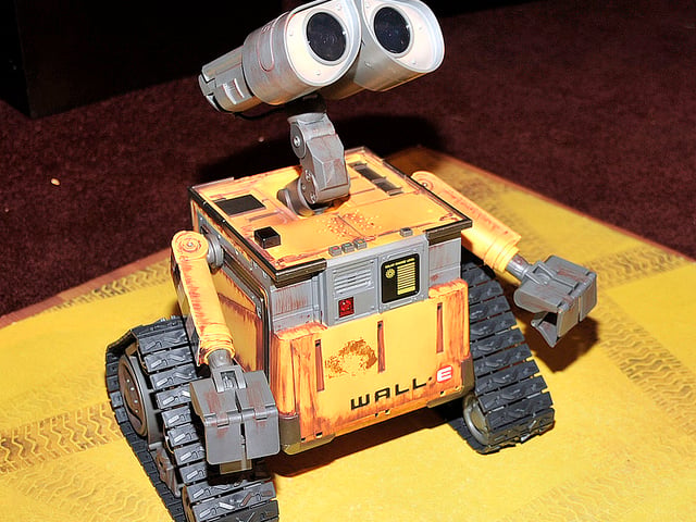 And completing our top 10 is the lovable Wall-E, a machine responsible for cleaning a waste-covered Earth as he falls in love with another robot.
