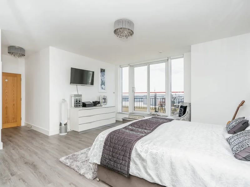 Another view of the master bedroom