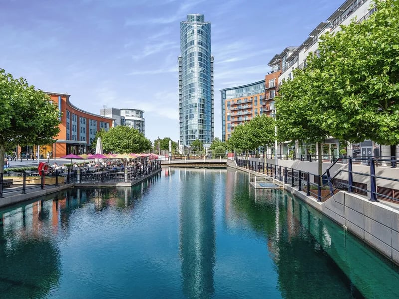 This apartment is located in Gunwharf Quays