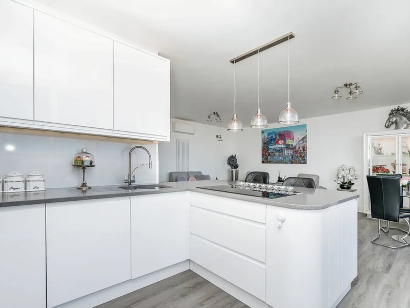 Another view of the kitchen