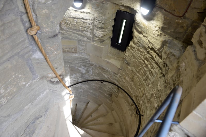 The restoration of the spiral staircase is just one of the many original features to explore.