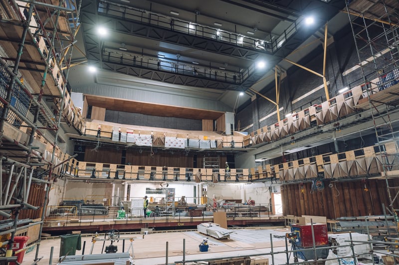 Beacon Hall is being created to be the ‘best sounding hall in the world’ with everything designed to provide the best acoustics, from the amps to the gap between doors and the floor. (Credit: Giulia Spadafora, Soul Media)