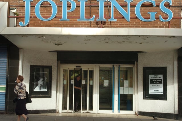 Shutting the doors at Joplings in 2010 after a last day of trading.