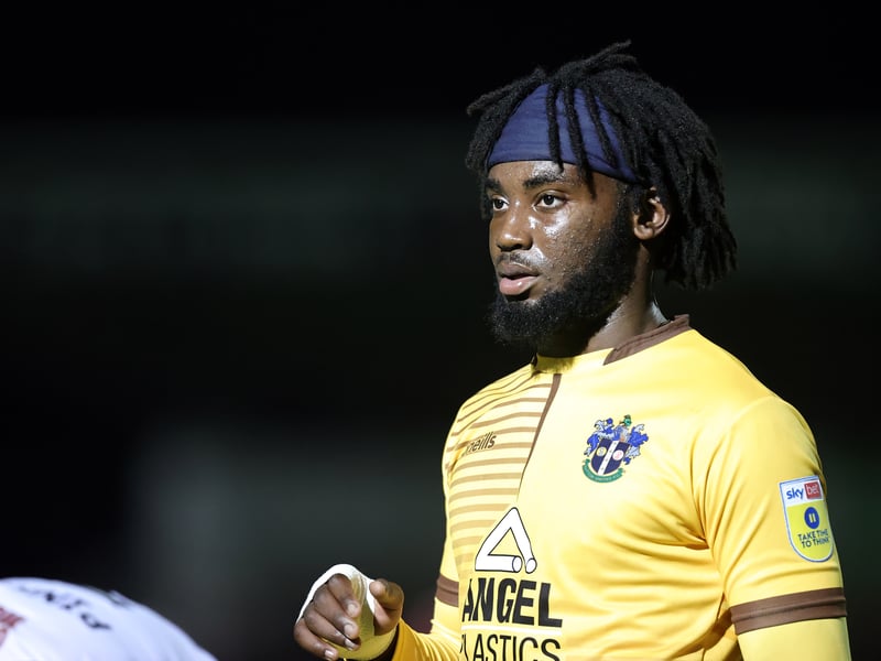 The attacker is still on the books at Sutton United.