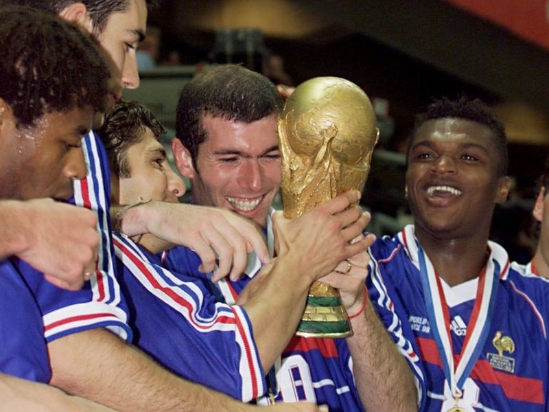 After leading France to a World Cup win in 1998, Zinedine Zidane was named the winner of the award for the first time.