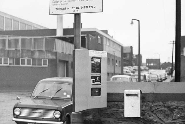 The West Wear Street car park in 1968.
It made the headlines back then because some vehicles were being affected by mystery specks landing on them.