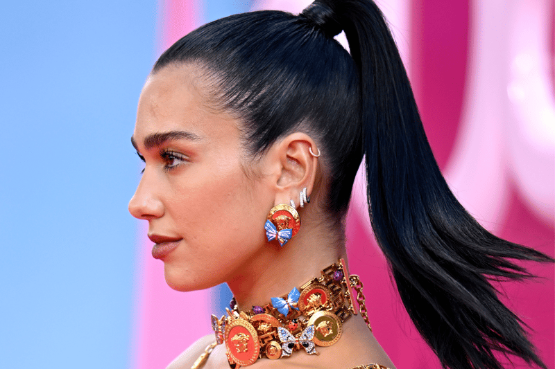 Dua Lipa's ponytail certainly had its moment. 