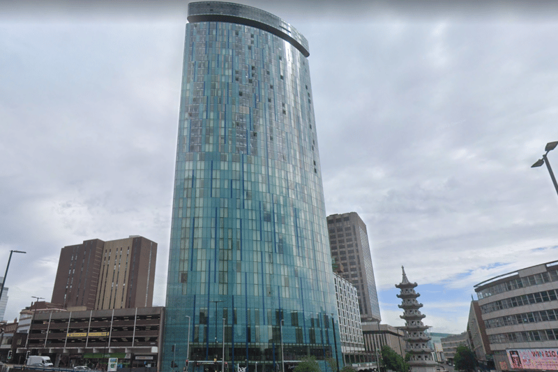 This is a 122m mixed-use skyscraper in the city centre which is home to the Radisson Blu Hotel. It was designed by Ian Simpson and built by Laing O’Rourke. (Photo - Google Maps)