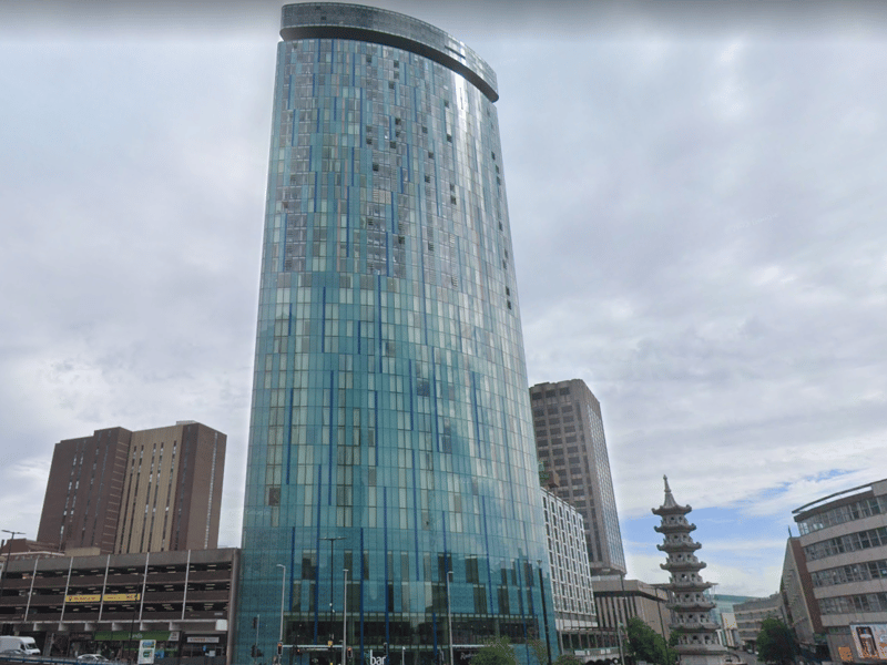 This is a 122m mixed-use skyscraper in the city centre which is home to the Radisson Blu Hotel. It was designed by Ian Simpson and built by Laing O’Rourke. (Photo - Google Maps)
