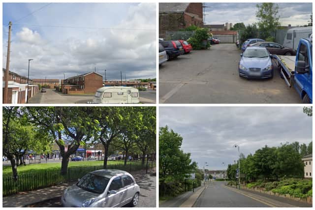 The 14 places where most crime was reported across north Sunderland during May have been revealed by new figures.