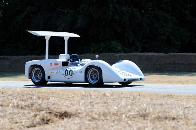 A view of the Chaparral - Chevrolet ZE during the Goodwood Festival of Speed on July 13, 2003 at Goodwood House in Chichester, England. (Photo by Bryn Lennon/Getty Images)