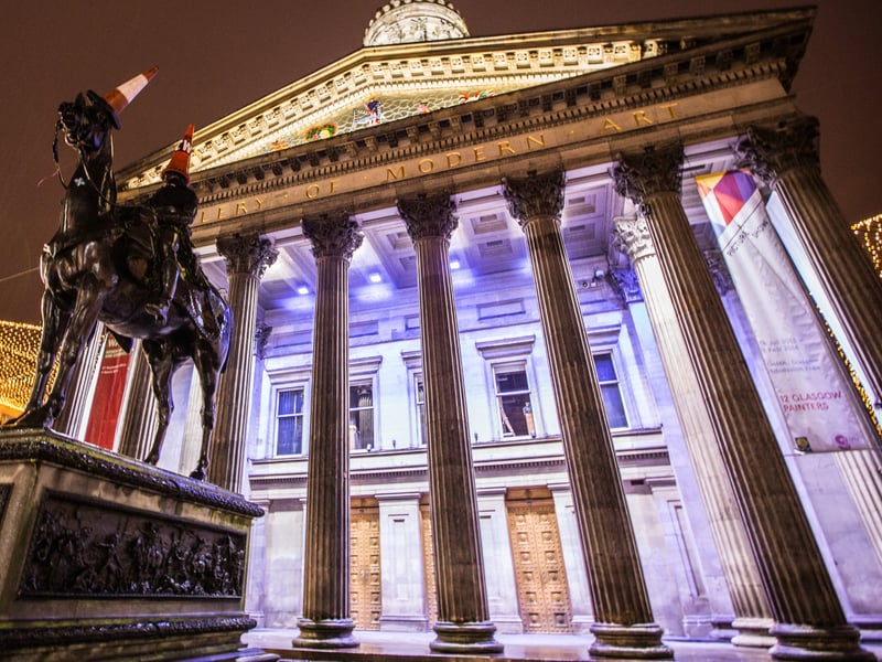 The Glasgow Life website explains that this is “a world class art museum and a place for people to gather, to learn and to share ideas” with staff that “ display, borrow and collect artworks from around the world.” Conveniently, it is located right next to the Duke of Wellington statue so you can enjoy both in one visit.