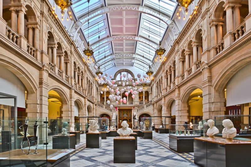 Kelvingrove Art Gallery and Museum is a favourite with locals and tourists alike. You’ll be able to spend hours here looking at different paintings and exhibits.