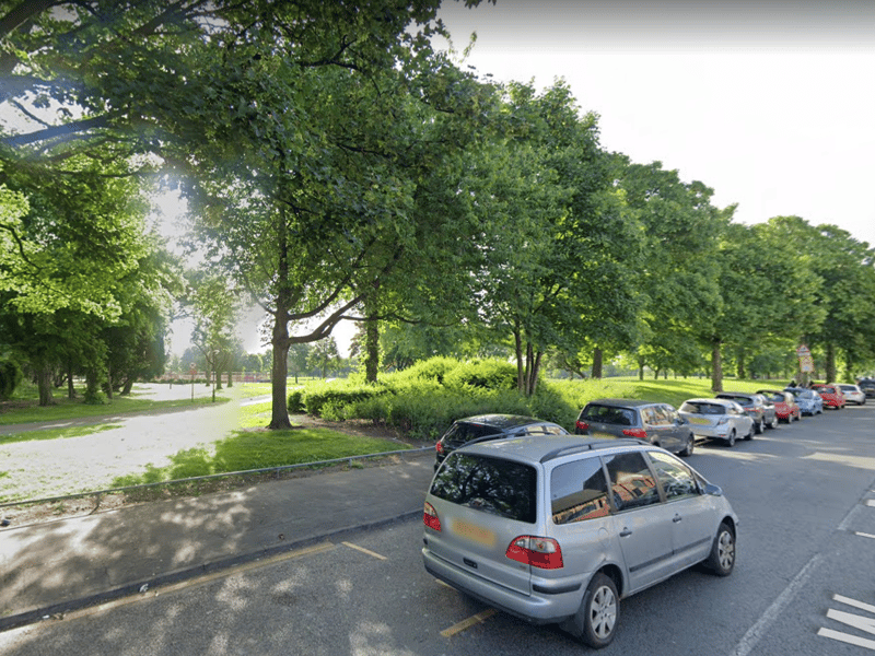 The park shows up lighter yellow on the map and is 1.18 degrees cooler than Smithfield. (Photo - Google Maps) 