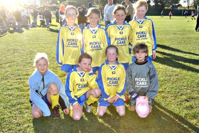 Castletown Rangers girls team in 2003. Does this bring back happy memories for you?