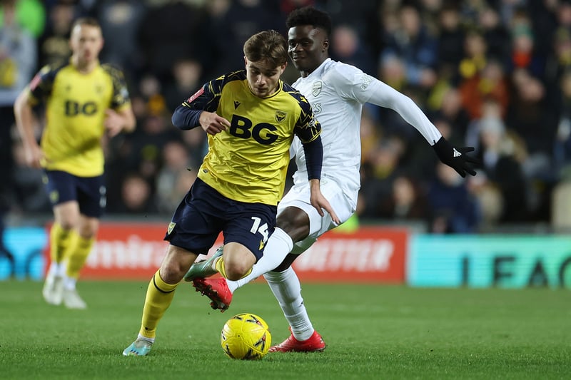 The youngster spent time away on loan at Oxford United last season. 