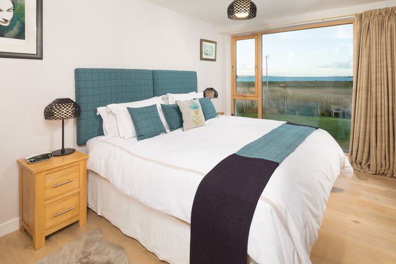 There are two large and lovely south-facing bedrooms to choose from.