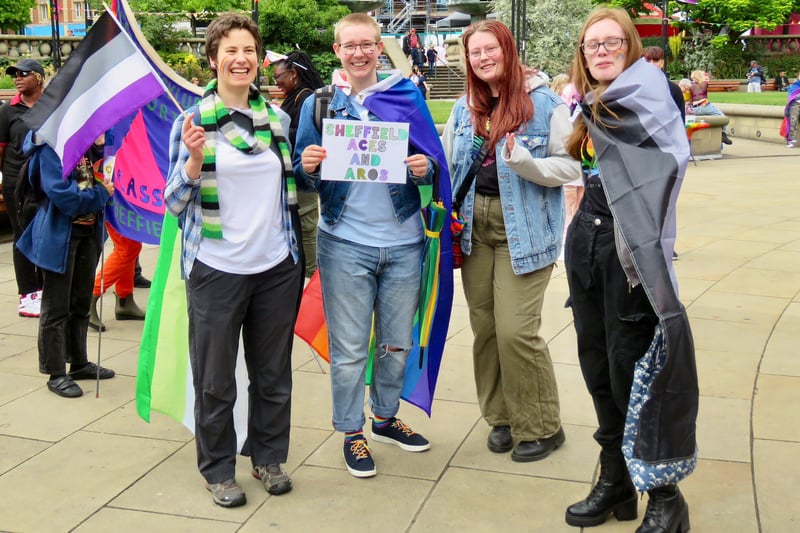 People from across Sheffield and beyond came to celebrate our LGBTQ+ community. (Photo courtesy of @steelcitysnaps)
