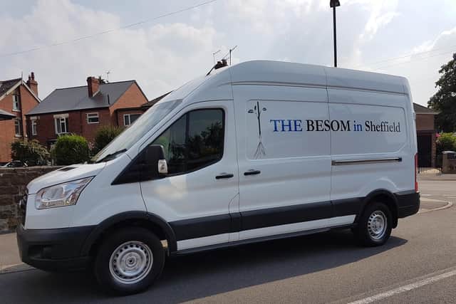The Besom In Sheffield says its white van was taken between 6pm on Thursday and 9am Friday July 14.